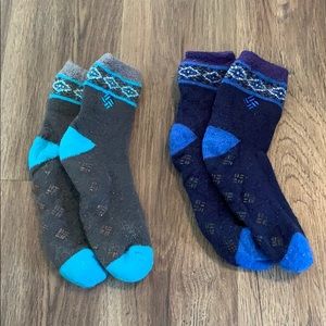 Women’s Columbia Fuzzy Socks, One Size
